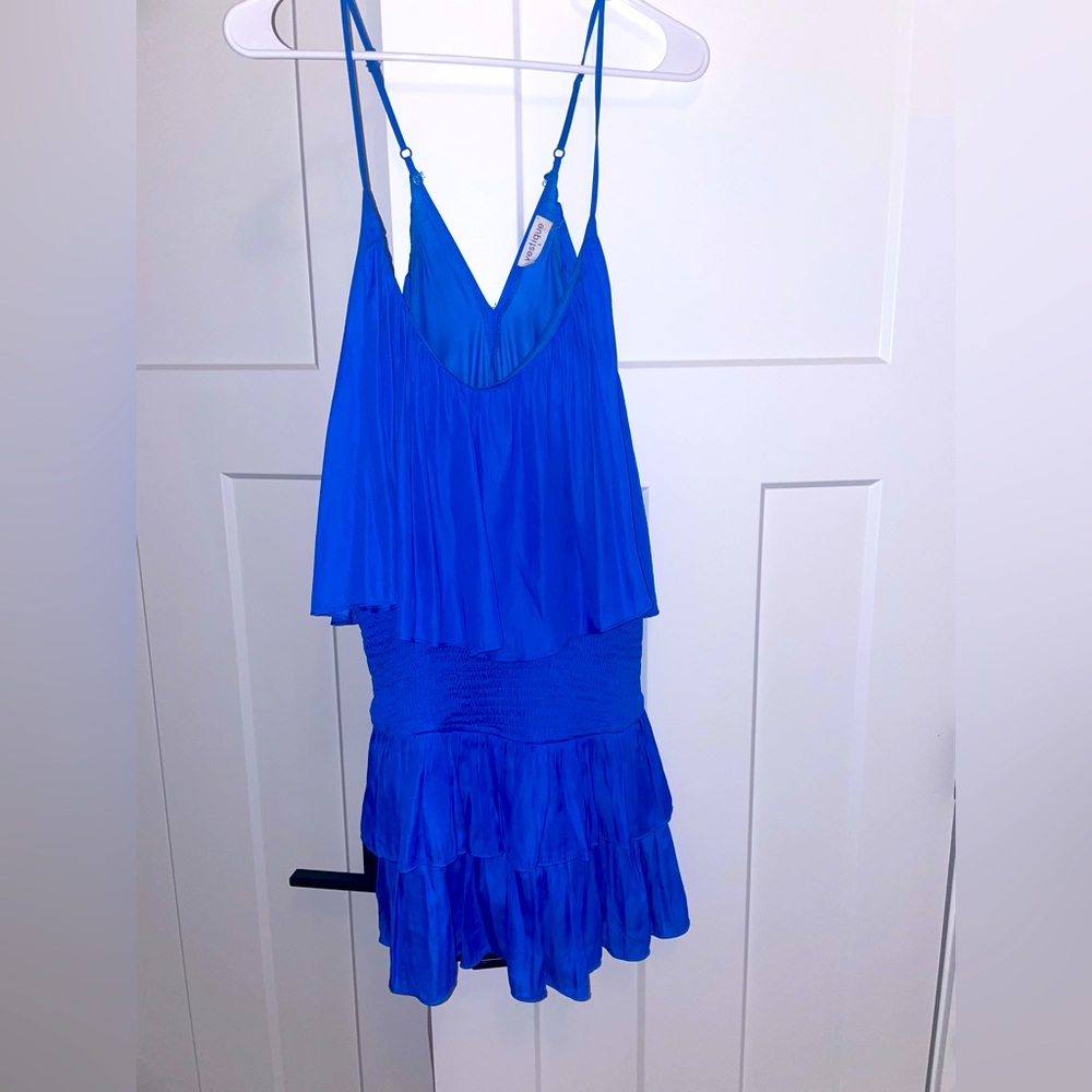 VESTIQUE BLUE ROMPER DRESS